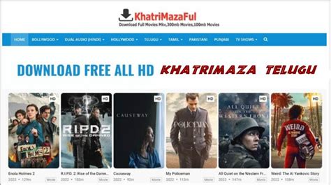 Khatrimaza org 2023  Any user can easily download movies of their choice